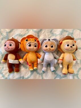 Cocomelon Plush Kids Doll Set of 4